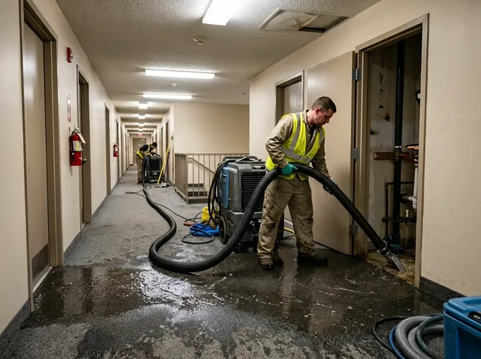 multi-unit-apartment-hallway-f-005 — frequently asked questions, Emergency Burst Pipe Water Extraction & Removal in Metter,…